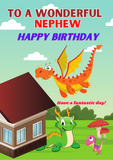 Birthday card for Nephew! Customised cards at Camieroseuk