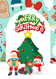 Merry Christmas greeting cards, Camieroseuk