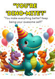 Pun cards:You're Dino-mite! Camieroseuk