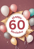 Camieroseuk Handmade: Cards for Celebrating 60th Milestones