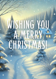 "Winter Wonderland Christmas Card – By Camieroseuk"