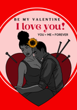 Camieroseuk Valentine's day cards: Celebrating black love