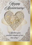 "Celebrate Love with Customizable Anniversary Cards"