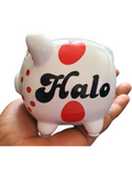 Customised mini piggy banks for kids, babies, toddlers, decorative money box, Camieroseuk