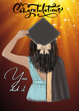 Graduate celebratory card, you did it, cards for her at Camieroseuk