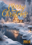 Merry Christmas greeting card, Camieroseuk