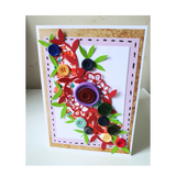 Floral Design Button Card at Camieroseuk