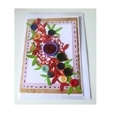 Floral Design Button Card at Camieroseuk