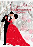 Congratulations wedding day cards, Camieroseuk customised cards for couples