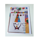 "Bursting with Personality: Quirky Button Birthday Card at Camieroseuk"