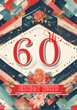 60th Birthday: Celebrating milestones, Camieroseuk handmade