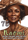 Cards for black women, Camieroseuk customised greeting cards perfect for the Matriarch.