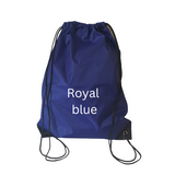 Customised drawstring bags, Camieroseuk, PE bags, gym bags.