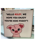 Customised mini piggy banks for kids, babies, toddlers, decorative money box, Camieroseuk