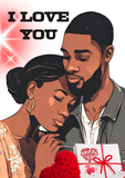 "Celebrate Black Love with Custom Valentine's Day Cards" Camieroseuk