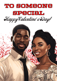 "Celebrate Black Love with Custom Valentine's Day Cards" Camieroseuk