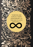 " Personalised Anniversary Cards- Camieroseuk Handmade