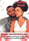 "Celebrate Black Love with Custom Valentine's Day Cards- Camieroseuk