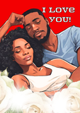 "Celebrate Black Love with Custom Valentine's Day Cards" Camieroseuk