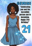 Cards for black Women, Camieroseuk customised greeting cards perfect for Teens and tweens.