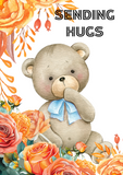 Sending Hugs, Get well soon cards, Camieroseuk