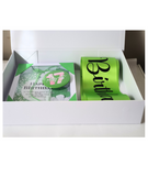 Birthday boxes at Camieroseuk, Gifts for her, Lime green box.