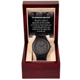 "Eco-Friendly Wooden Watch with Classic Design (No Engraving)"