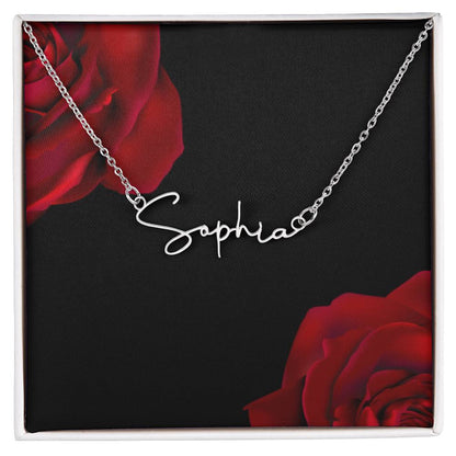 "Signature Style Personalized Necklace - Timeless Keepsake Gift for Her"