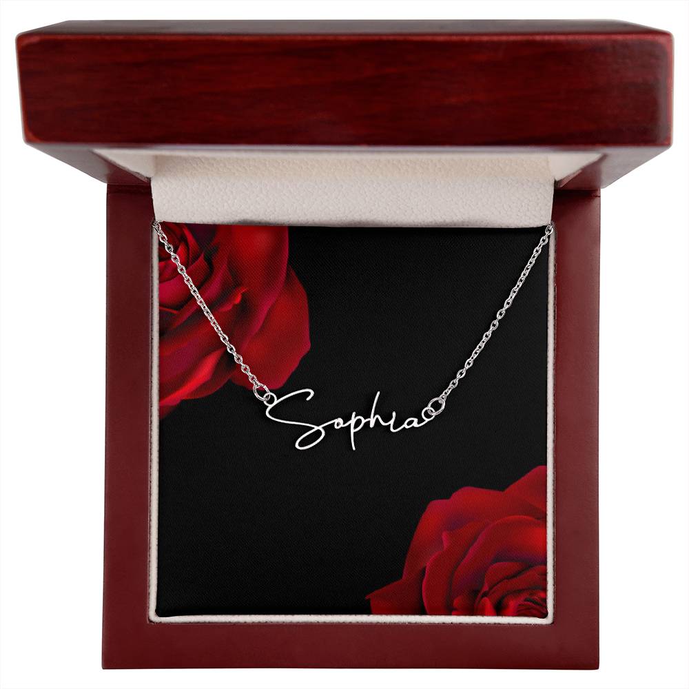 "Signature Style Personalized Necklace - Timeless Keepsake Gift for Her"