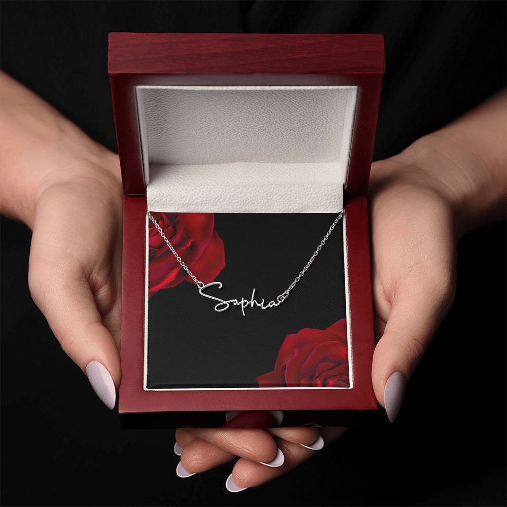 "Signature Style Personalized Necklace - Timeless Keepsake Gift for Her"