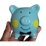 Customised mini Piggy banks for kids, babies/toddlers decorative money box, christening gifts, Camieroseuk