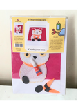 DIY Felt greeting card kit at Camieroseuk, Handmade cards for any occasion.