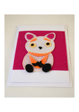 DIY Felt greeting card kit at Camieroseuk, Handmade cards for any occasion.