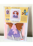 Felt greeting card kit, Cute doll, Handmade cards for any occasion at Camieroseuk.