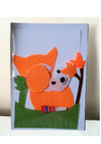 Felt greeting card kit at Camieroseuk, Handmade cards for any occasion.