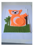 Felt greeting card kit at Camieroseuk, Handmade cards for any occasion.