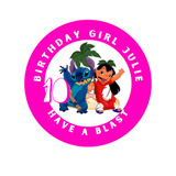 Lilo and Stitch inspired birthday badge, CamieRoseUk, milestones