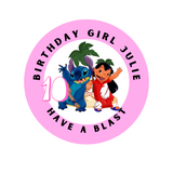 Lilo and Stitch inspired birthday badge, CamieRoseUk, milestones