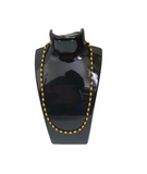 Handmade Rasta-Colored Seed Bead Necklace at Camieroseuk