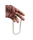 Handmade Rasta-Colored Seed Bead Necklace at Camieroseuk