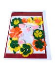 Felt greeting card kit, Cute piggy, Handmade cards for any occasion at Camieroseuk.