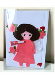 Felt greeting card kit, Cute doll, Handmade cards for any occasion at Camieroseuk.