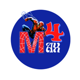 Spiderman inspired birthday badge, 75mm buttons, Customised badges, Camieroseuk