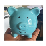 Customised mini Piggy banks for kids, babies/toddlers decorative money box, christening gifts, Camieroseuk