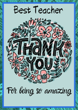 Thank you greeting cards: Camieroseuk handmade