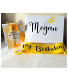 Birthday Boxes At Camieroseuk, Gifts For Her, Yellow Box.