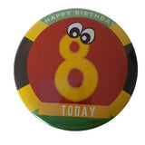 75mm (3inch) Jamaican theme button badge, CamieRoseUk, 8 today