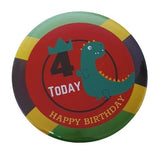 3 inch Jamaican theme button badge, CamieRoseUk, 4 today