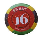 75mmJamaican theme birthday badge, Celebrate sweet 16 at Camieroseuk.