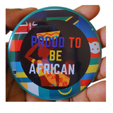 Dual heritage, proud to be African 75mm button,Camieroseuk